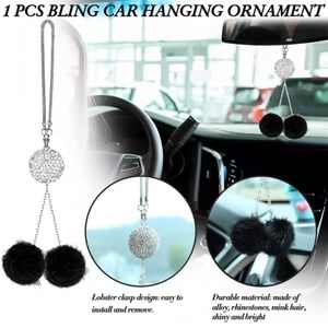 Bling Super Soft Furr Car Ornament New